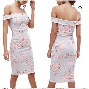 Floral Off-Shoulder Dress New